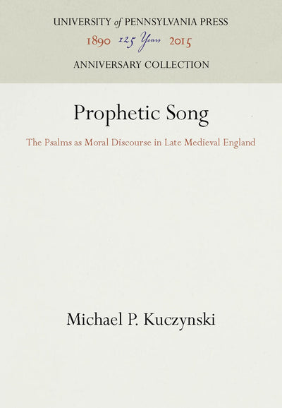 Cover image for Prophetic Song, isbn: 9781512803310