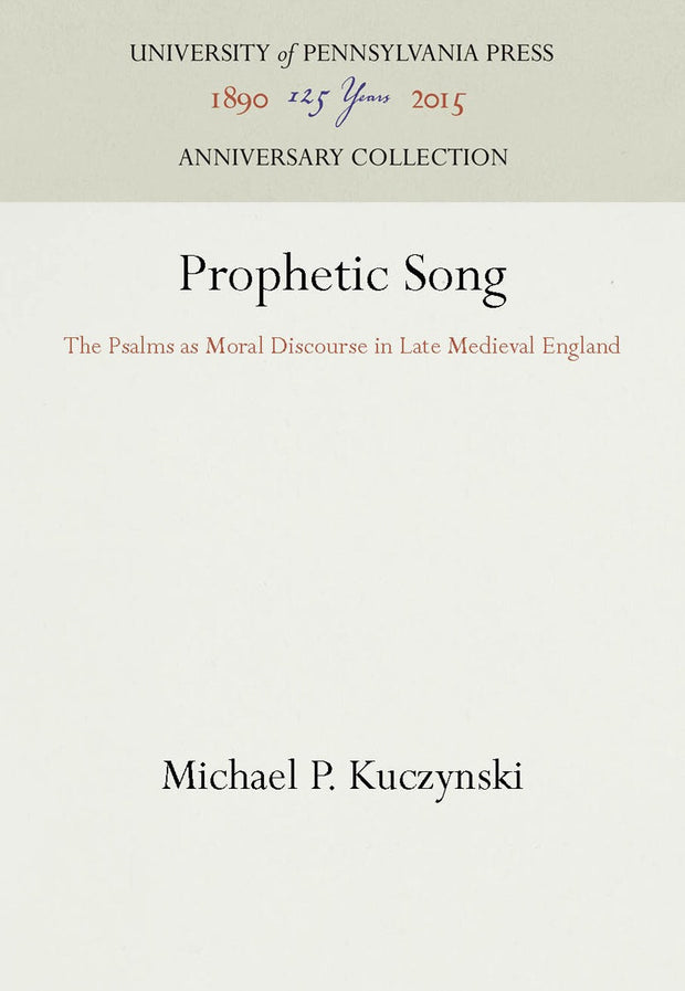Cover image for Prophetic Song, isbn: 9781512803310