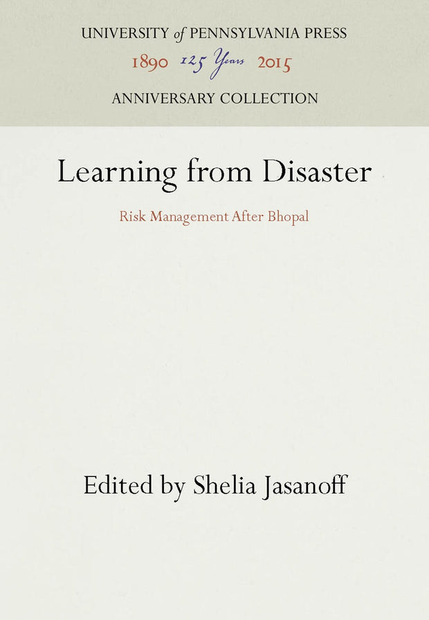 Cover image for Learning from Disaster, isbn: 9781512803358