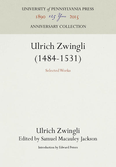 Cover image for Ulrich Zwingli (1484-1531), isbn: 9781512803464