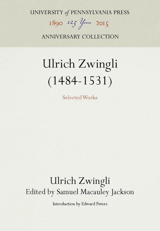 Cover image for Ulrich Zwingli (1484-1531), isbn: 9781512803464