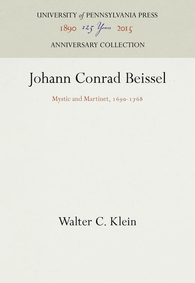 Cover image for Johann Conrad Beissel, isbn: 9781512803549