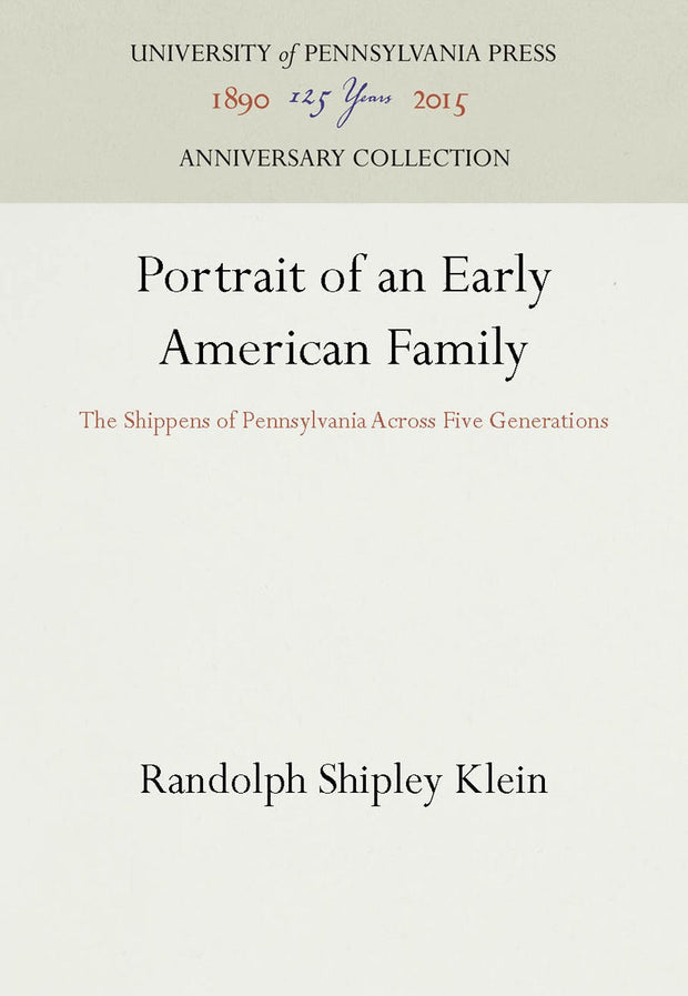 Cover image for Portrait of an Early American Family, isbn: 9781512803556