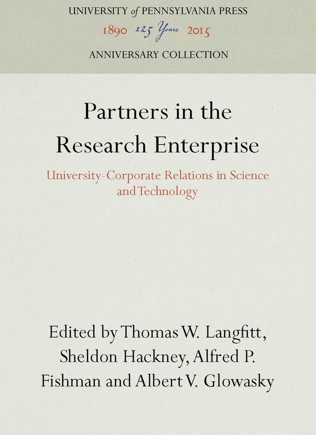 Cover image for Partners in the Research Enterprise, isbn: 9781512803648