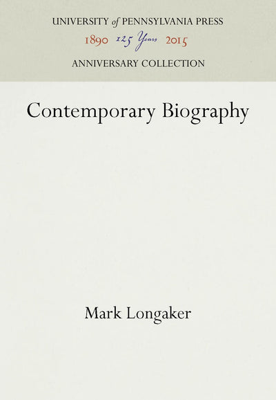 Cover image for Contemporary Biography, isbn: 9781512803723