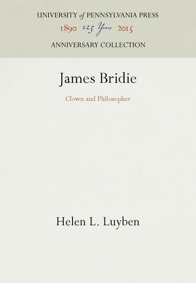 Cover image for James Bridie, isbn: 9781512804126
