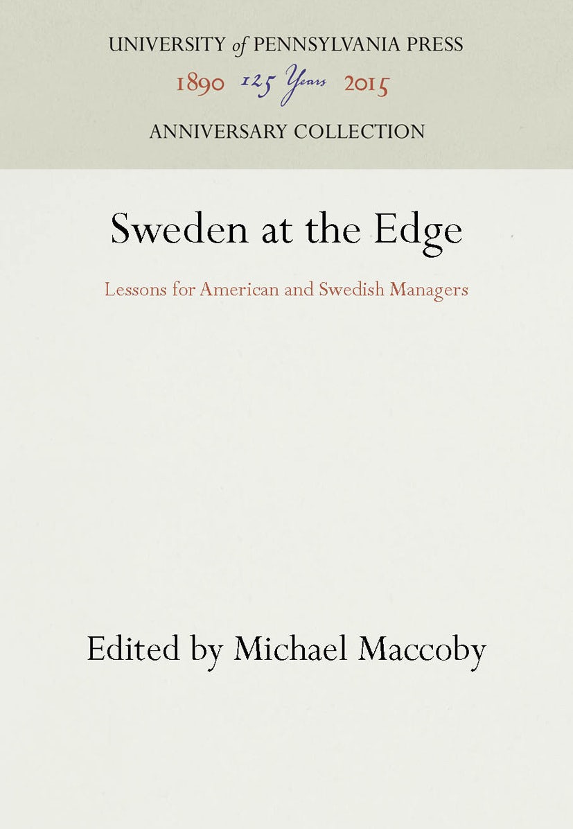 Book cover image for Sweden at the Edge ISBN: 9781512804164
