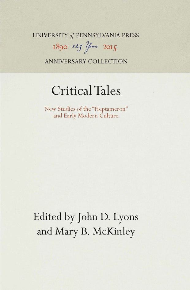 Cover image for Critical Tales, isbn: 9781512804171