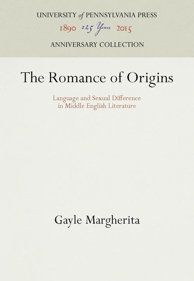 Cover image for The Romance of Origins, isbn: 9781512804324
