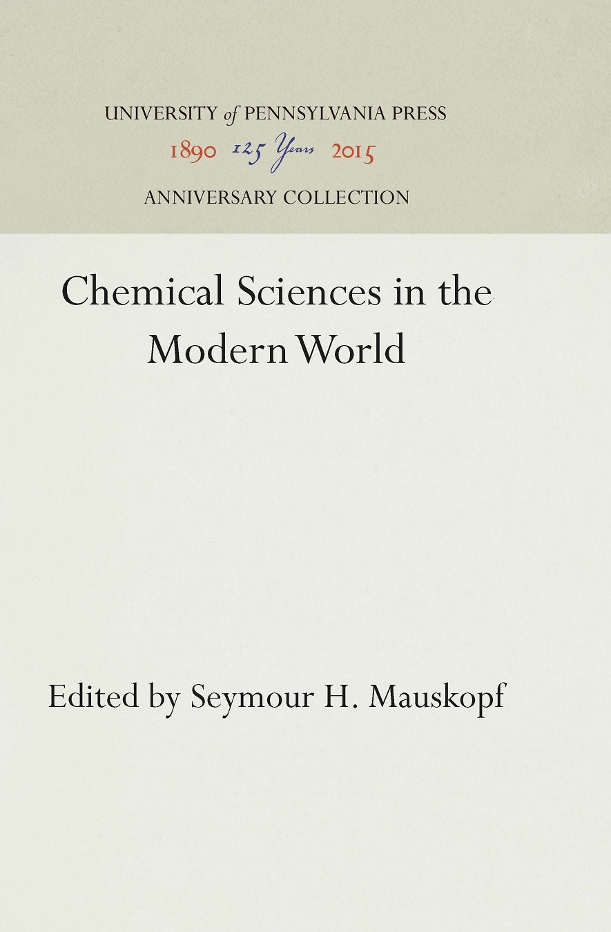 Book cover image for Chemical Sciences in the Modern World ISBN: 9781512804416