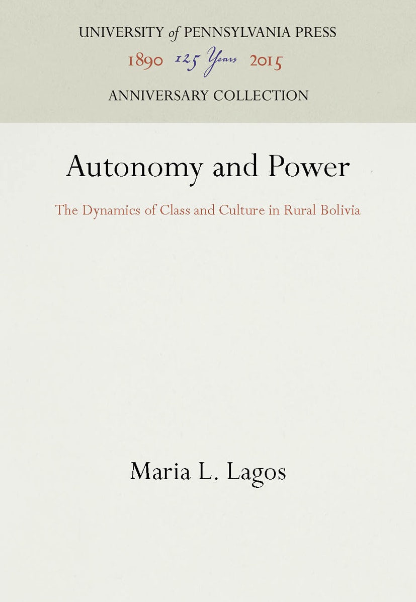 Book cover image for Autonomy and Power ISBN: 9781512804423