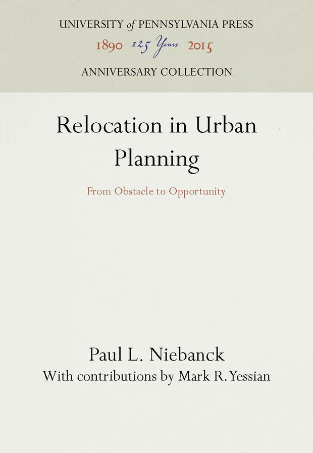 Cover image for Relocation in Urban Planning, isbn: 9781512804690