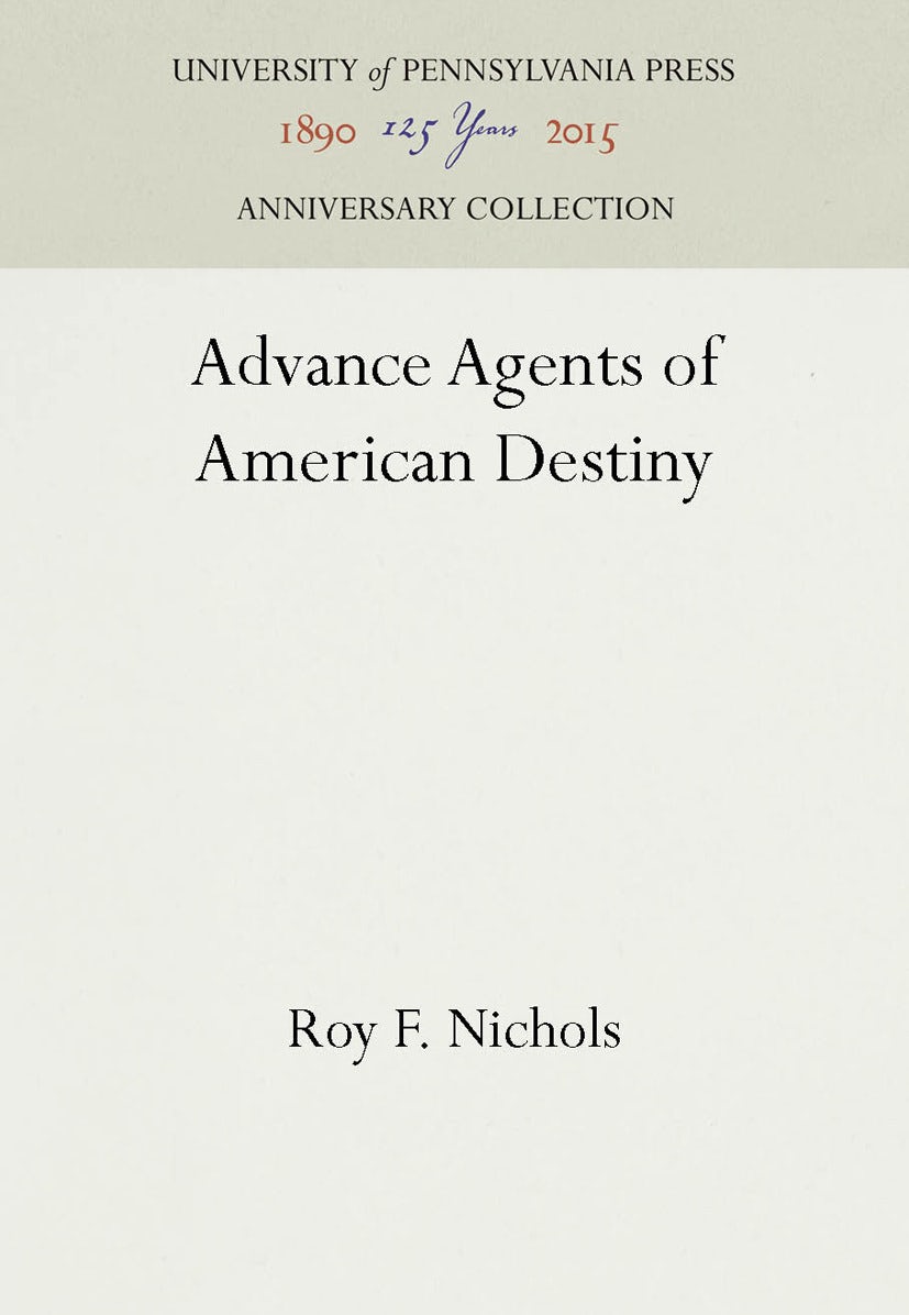 Book cover image for Advance Agents of American Destiny ISBN: 9781512804720