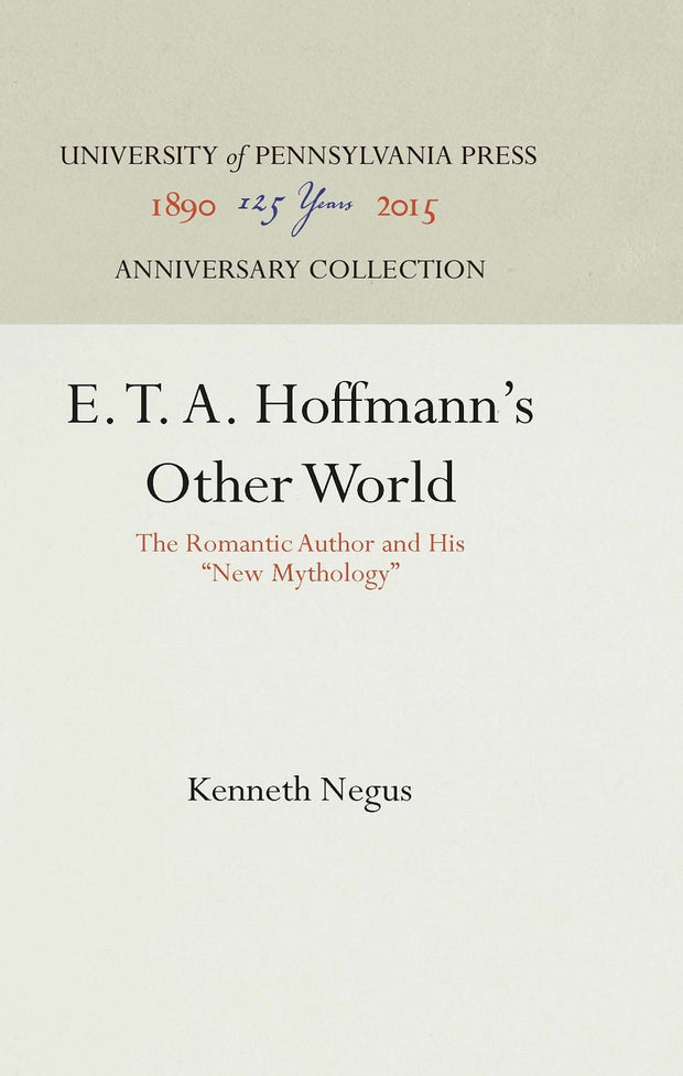 Cover image for E. T. A. Hoffmann's Other World, isbn: 9781512804805