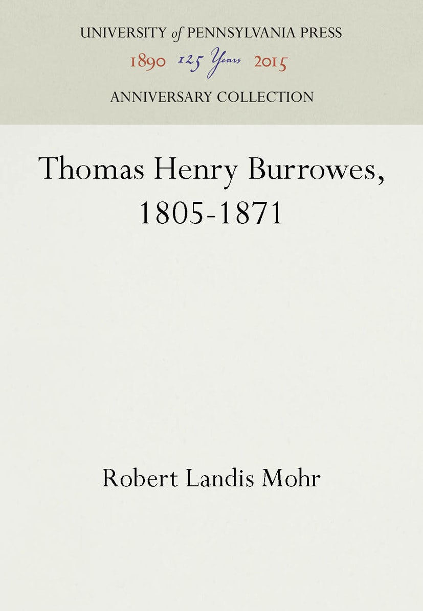 Thomas Henry Burrowes, 1805-1871