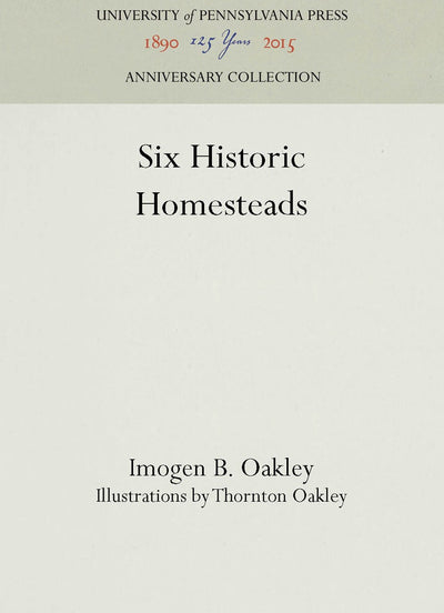 Cover image for Six Historic Homesteads, isbn: 9781512805192