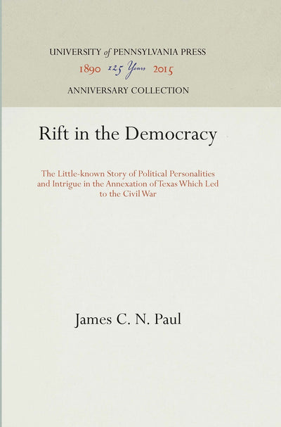 Cover image for Rift in the Democracy, isbn: 9781512805369