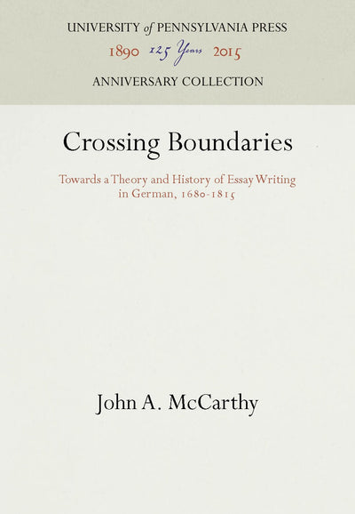 Cover image for Crossing Boundaries, isbn: 9781512805468