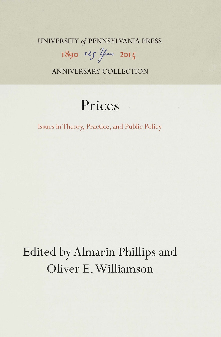 Book cover image for Prices ISBN: 9781512805871