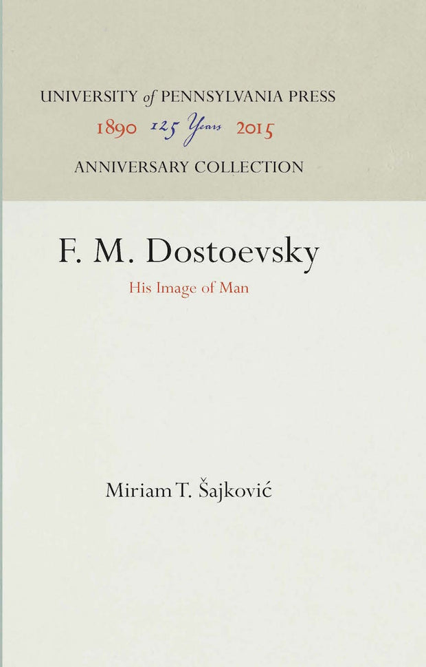 Cover image for F. M. Dostoevsky, isbn: 9781512806182