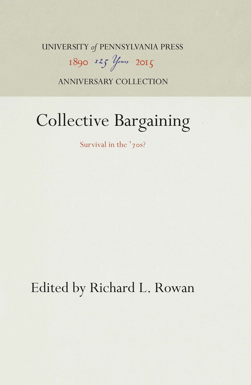 Book cover image for Collective Bargaining ISBN: 9781512806243