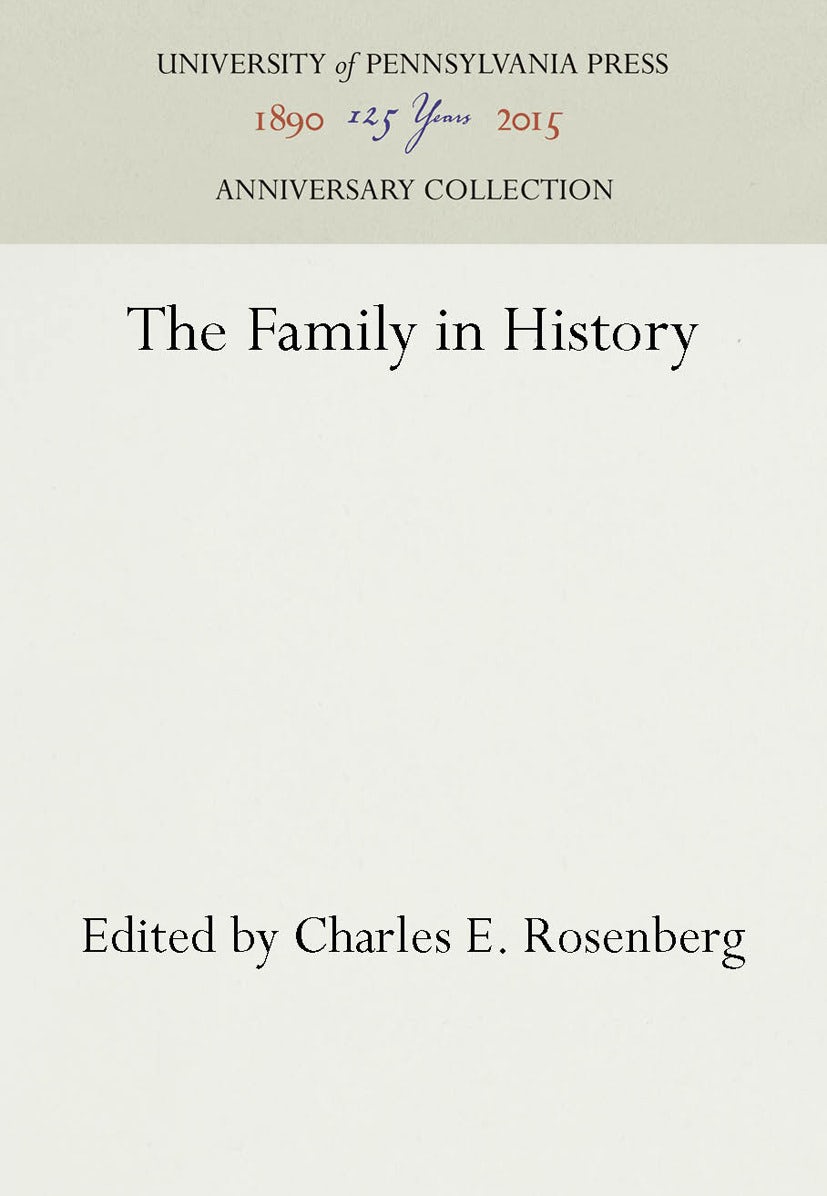 Book cover image for The Family in History ISBN: 9781512806328