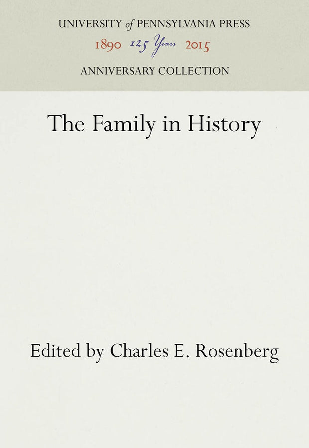 Cover image for The Family in History, isbn: 9781512806328
