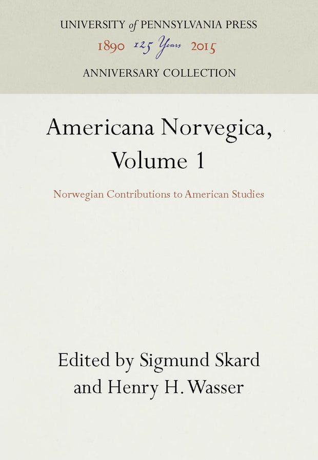 Cover image for Americana Norvegica, Volume 1, isbn: 9781512806922