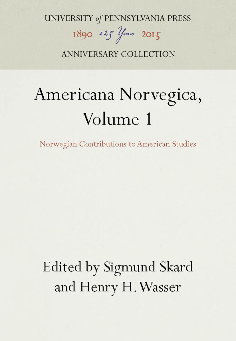 Book cover image for Americana Norvegica, Volume 1 ISBN: 9781512806939