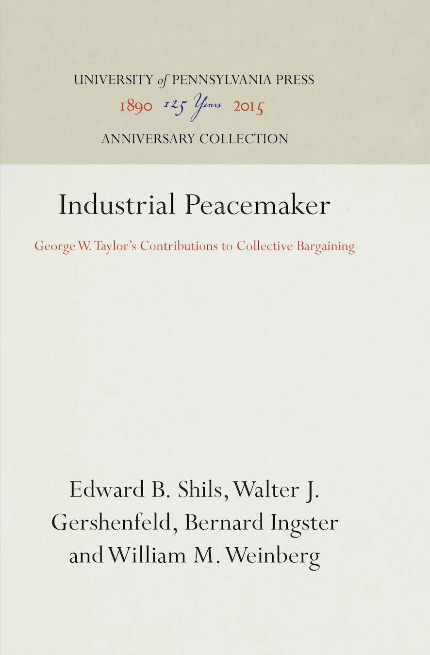 Book cover image for Industrial Peacemaker ISBN: 9781512807202