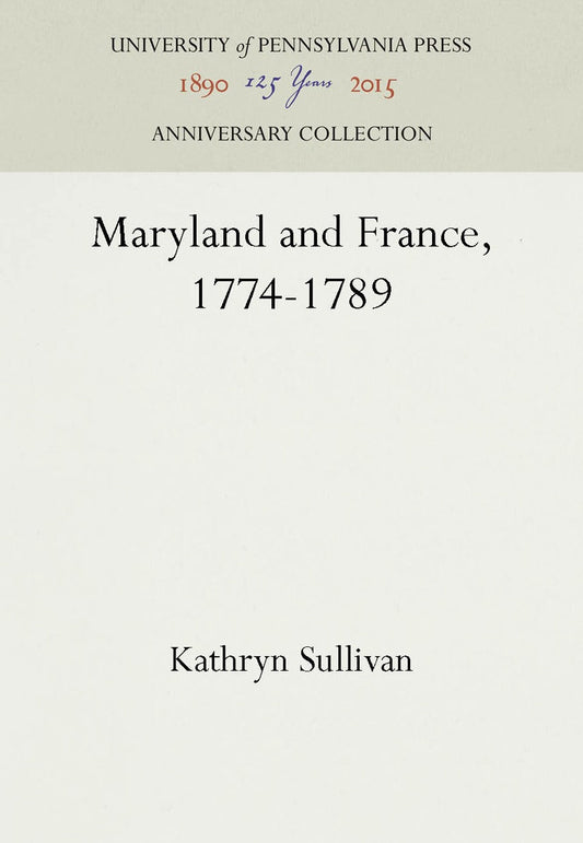 Maryland and France, 1774-1789