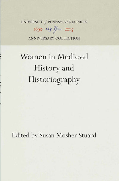 Cover image for Women in Medieval History and Historiography, isbn: 9781512807295