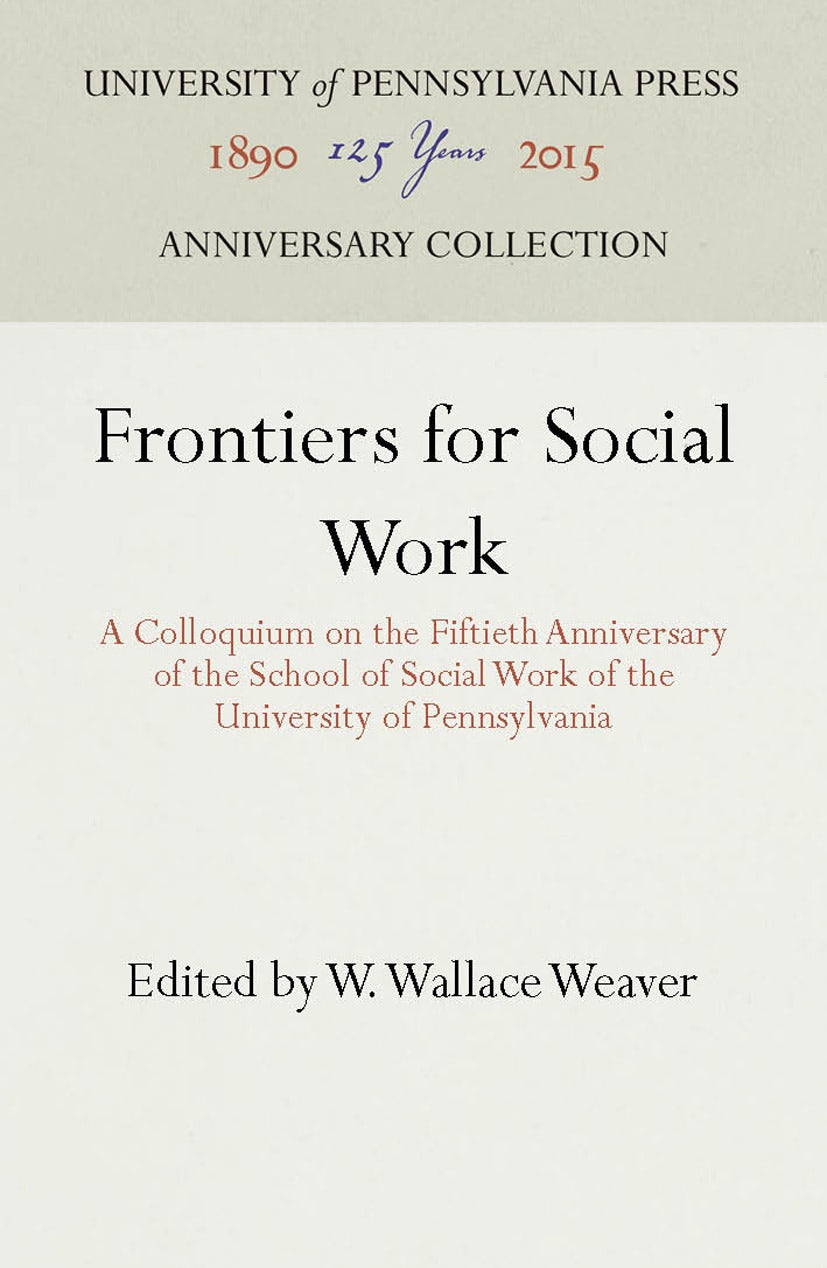 Book cover image for Frontiers for Social Work ISBN: 9781512808087