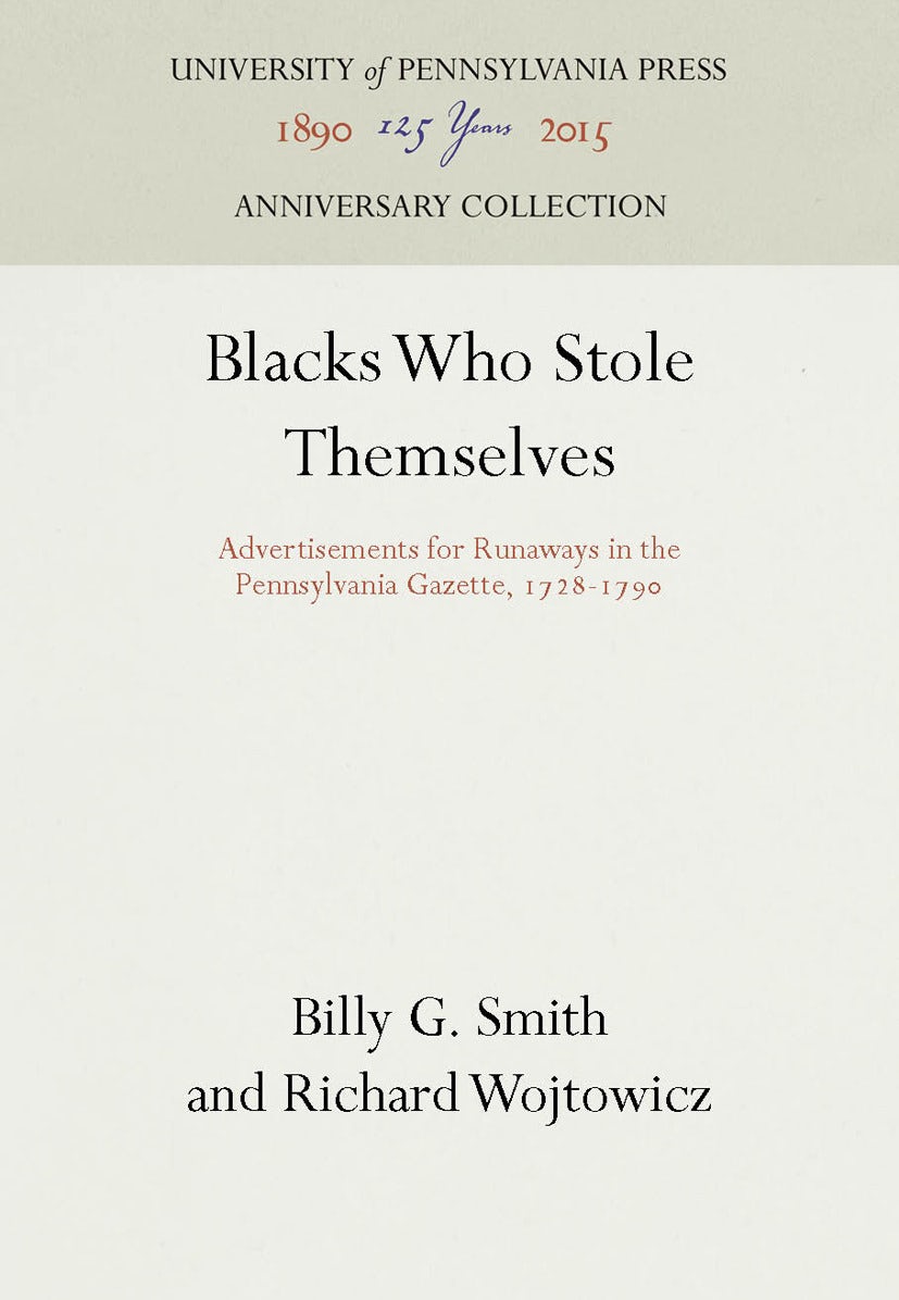 Book cover image for Blacks Who Stole Themselves ISBN: 9781512808308
