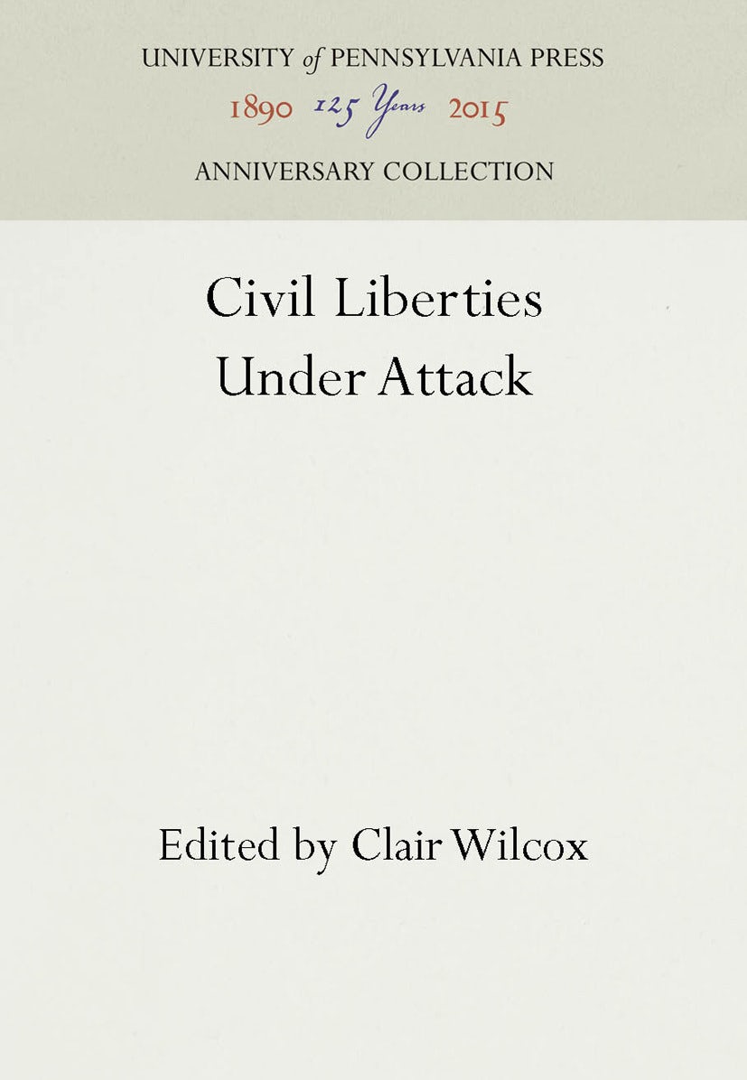 Book cover image for Civil Liberties Under Attack ISBN: 9781512808421