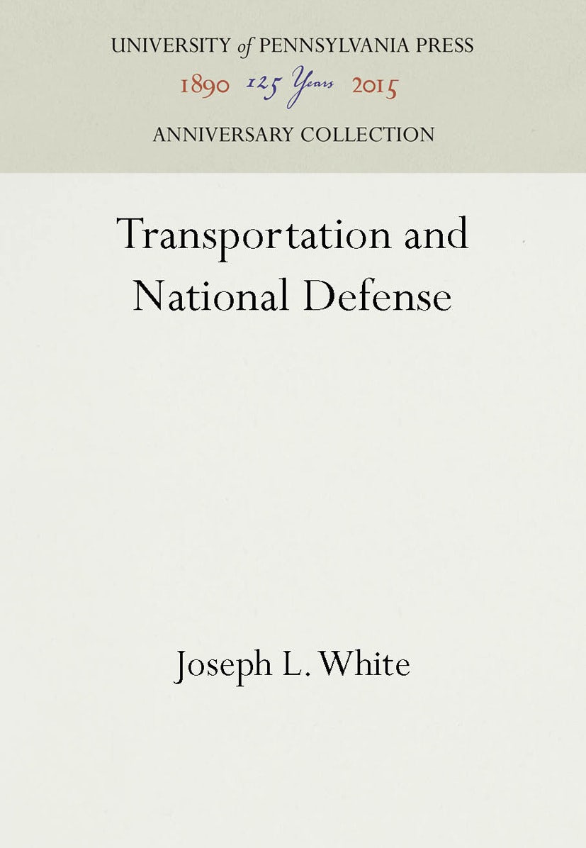 Book cover image for Transportation and National Defense ISBN: 9781512808544