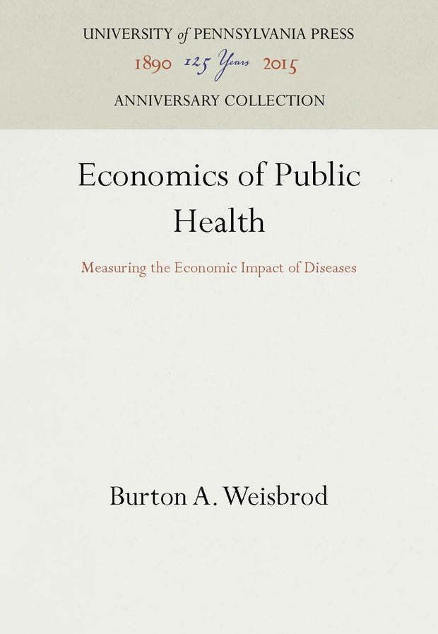 Cover image for Economics of Public Health, isbn: 9781512808636