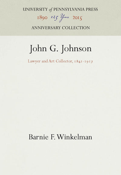 Cover image for John G. Johnson, isbn: 9781512808810