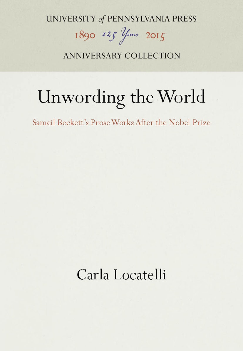 Book cover image for Unwording the World ISBN: 9781512808865