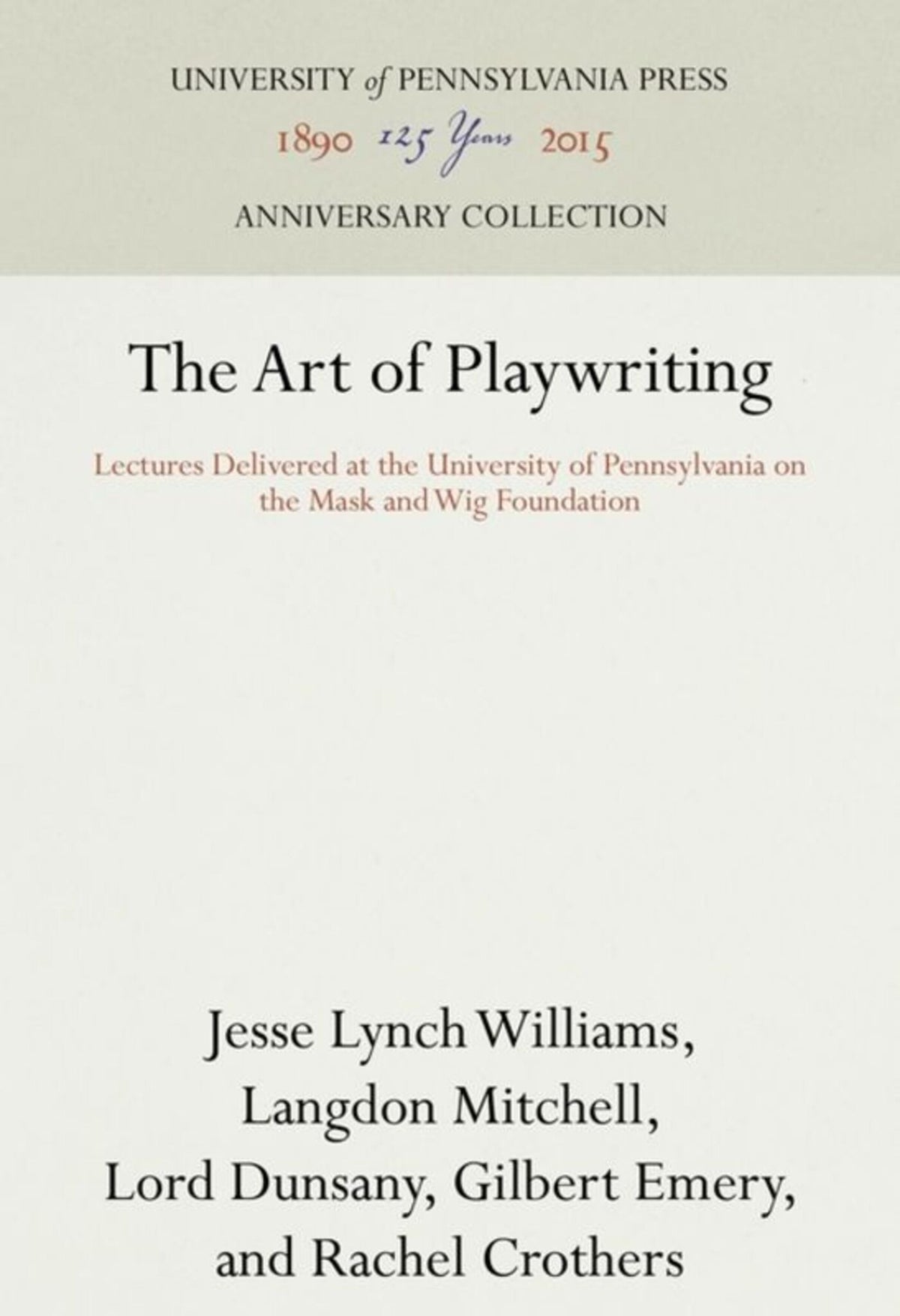 Cover image for The Art of Playwriting ISBN 9781512808933