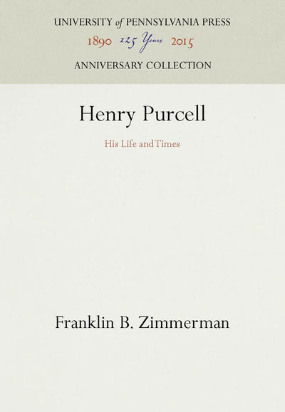 Cover image for Henry Purcell, isbn: 9781512809091