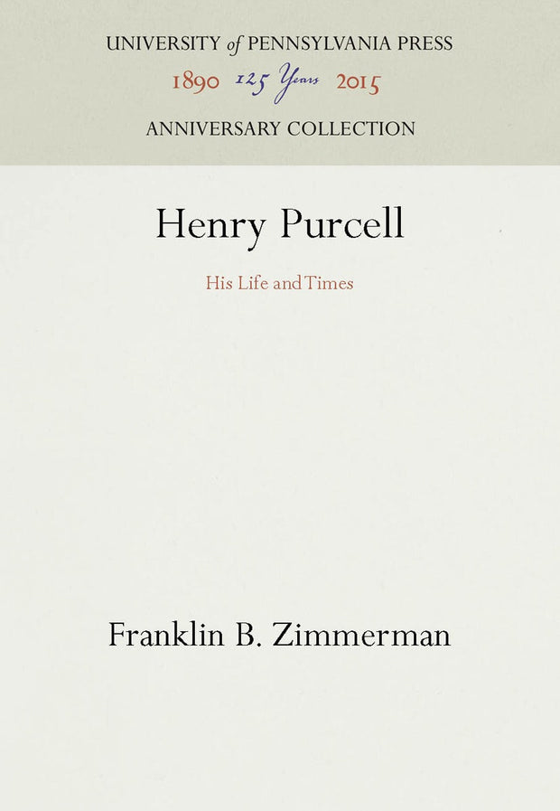 Cover image for Henry Purcell, isbn: 9781512809091