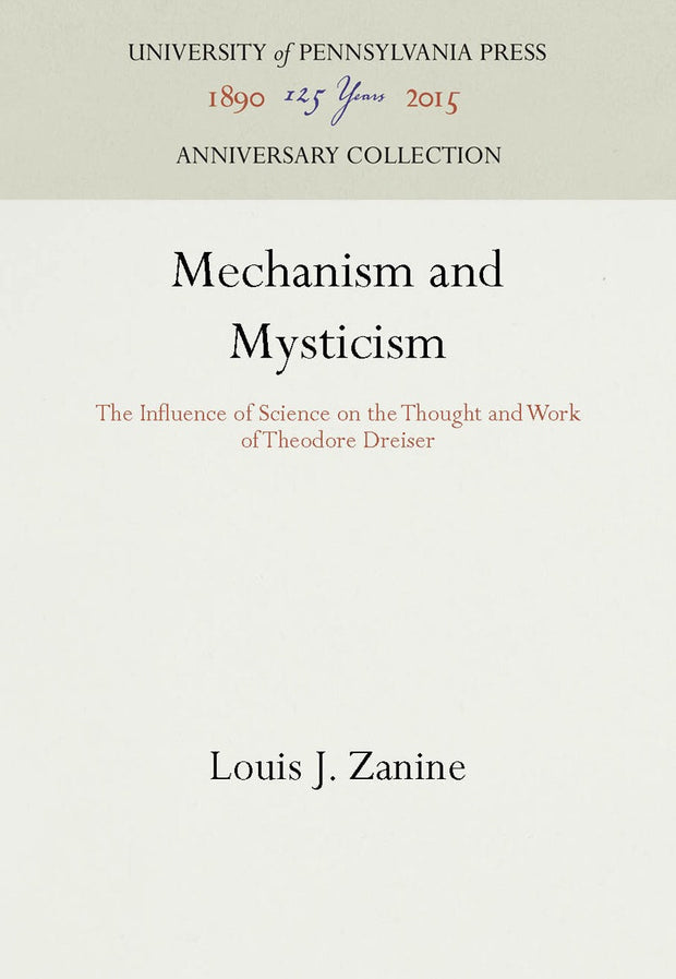 Cover image for Mechanism and Mysticism, isbn: 9781512809121
