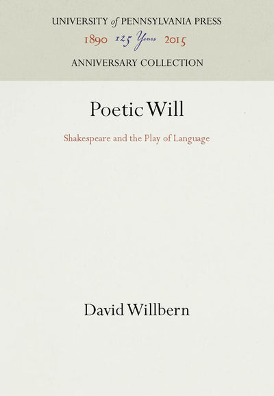 Cover image for Poetic Will, isbn: 9781512809374