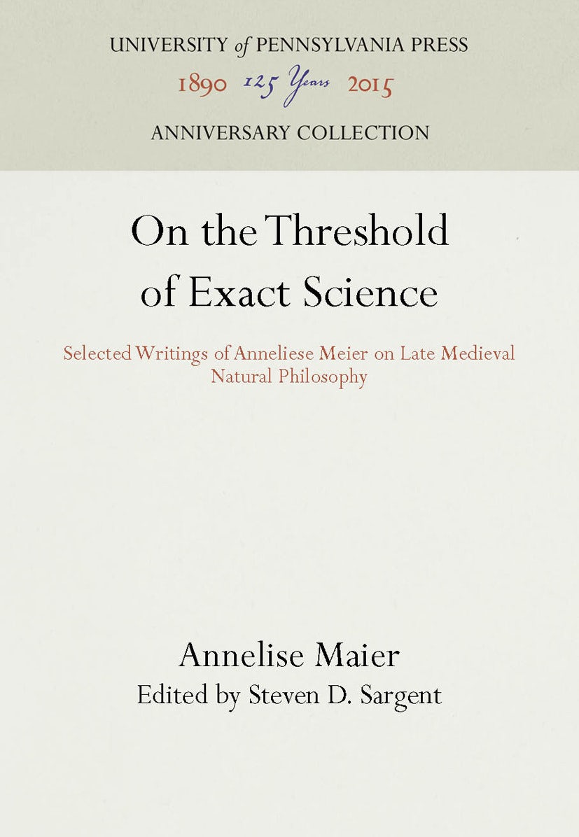 Book cover image for On the Threshold of Exact Science ISBN: 9781512809411