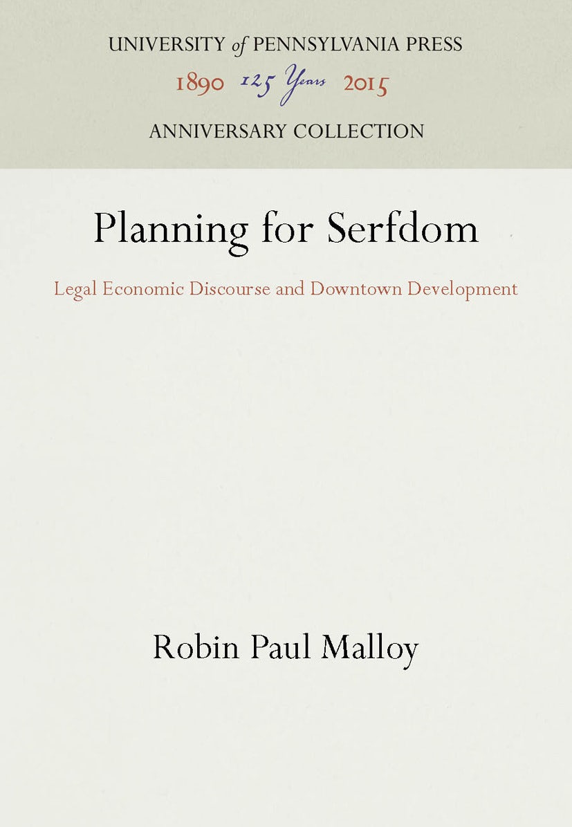 Book cover image for Planning for Serfdom ISBN: 9781512809527