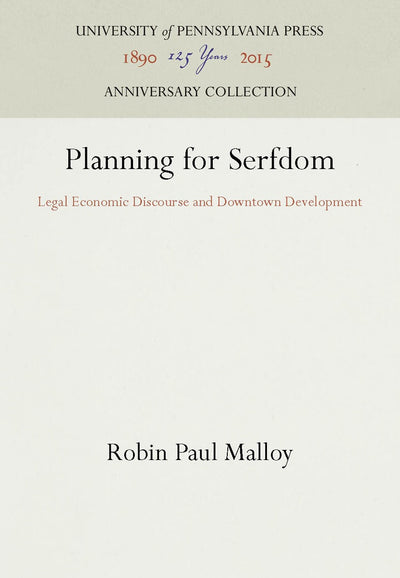 Cover image for Planning for Serfdom, isbn: 9781512809527
