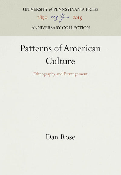 Cover image for Patterns of American Culture, isbn: 9781512809626