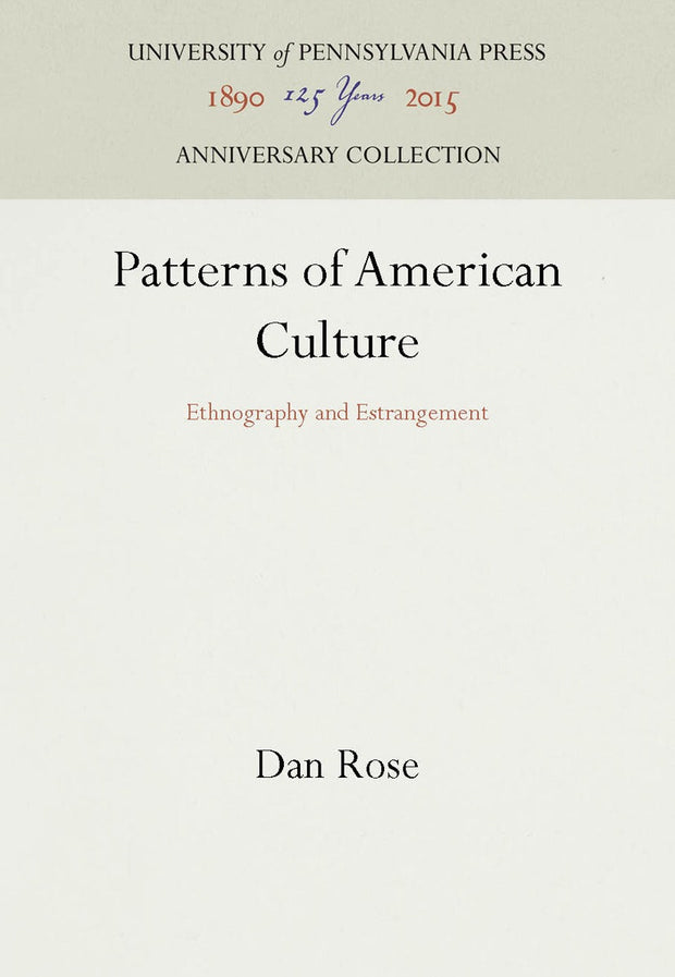 Cover image for Patterns of American Culture, isbn: 9781512809626