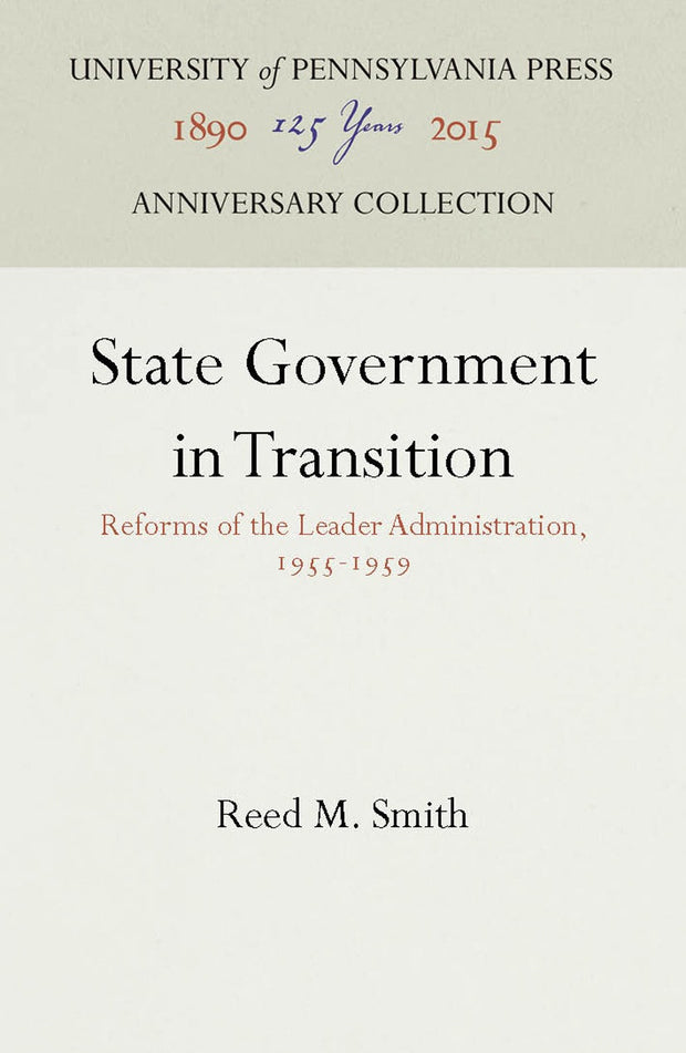 Cover image for State Government in Transition, isbn: 9781512809701